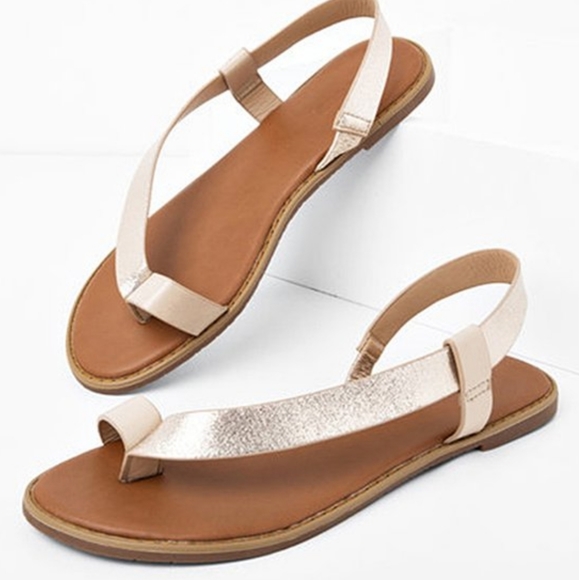 Gold sandals - Picture 2 of 4